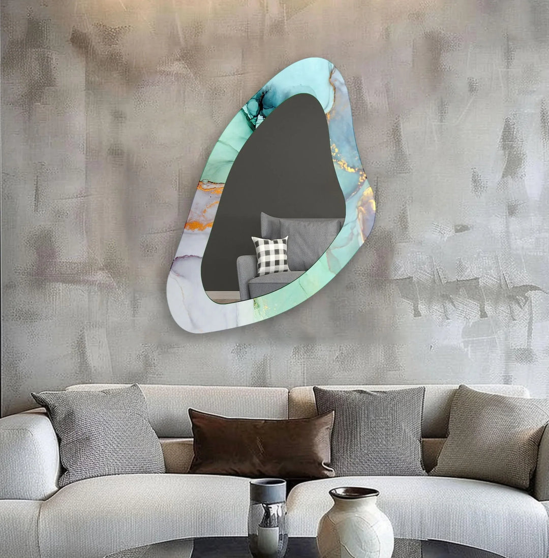 Asymmetrical Irregular Large Wall Mirror - MyPhotoStation