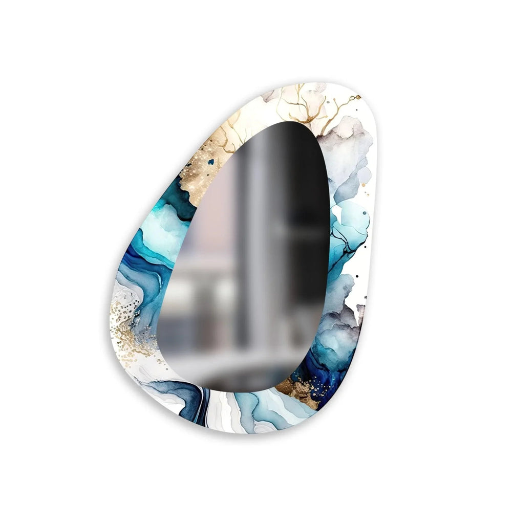 Asymmetrical Modern Wall Mirror - MyPhotoStation