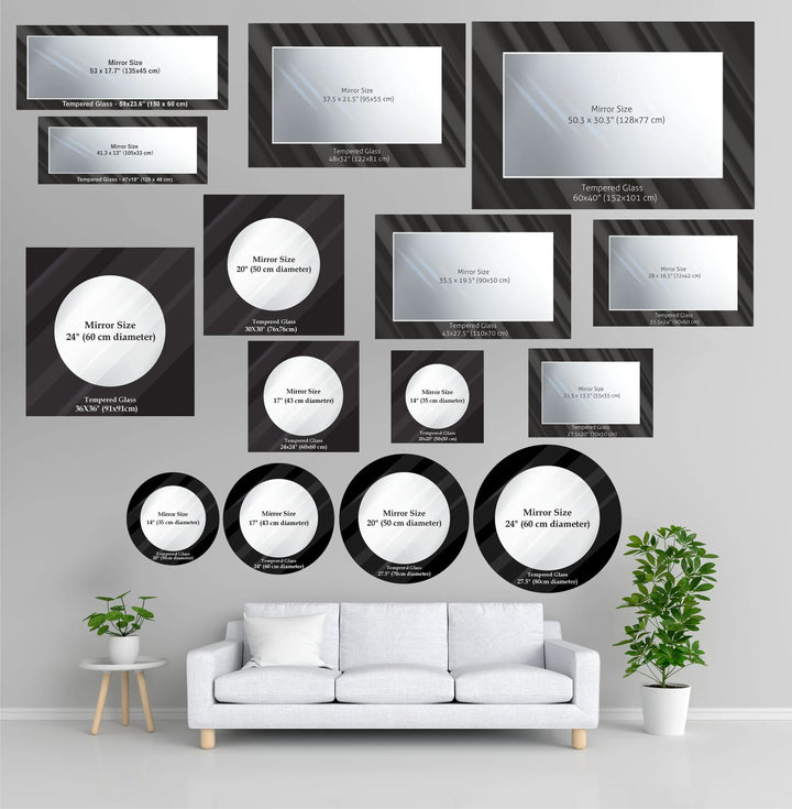 Stained Gold Wall Mirror - MyPhotoStation