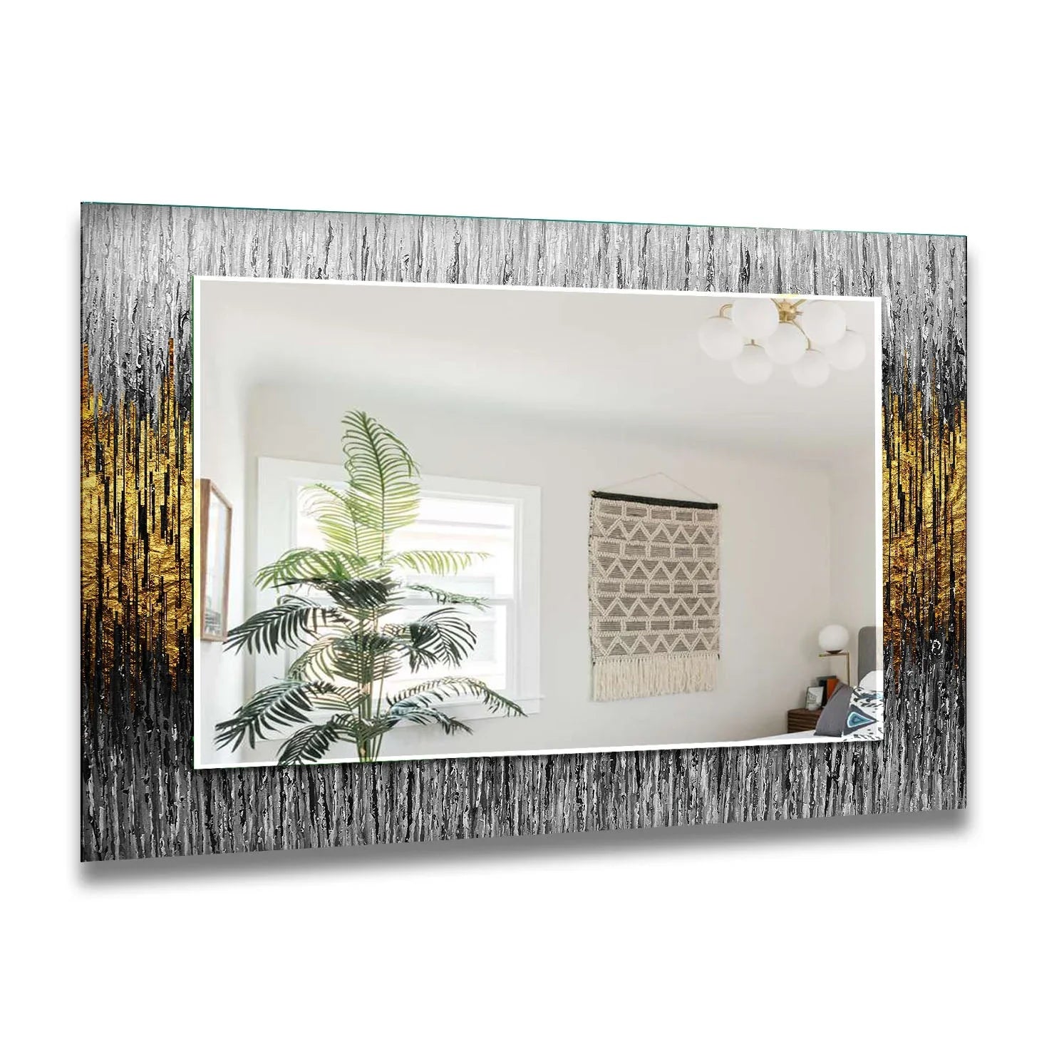 Grey Golden Details Wall Mirrors wall mirror