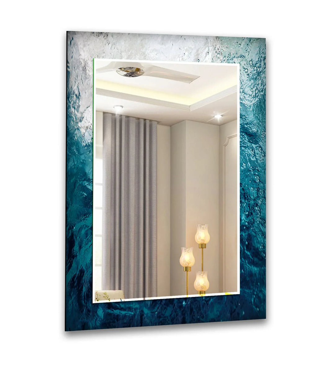 Underwater Design Wall Mirrors Stained Glass Wall Mirror