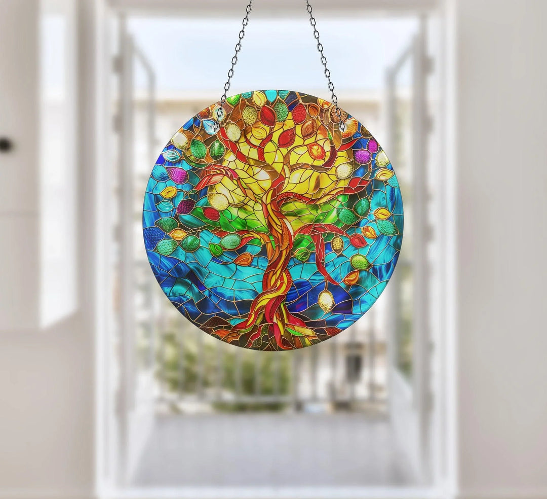 Vivid Life of tree Suncatcher Decor Beautiful Home Decor | Myphotostation