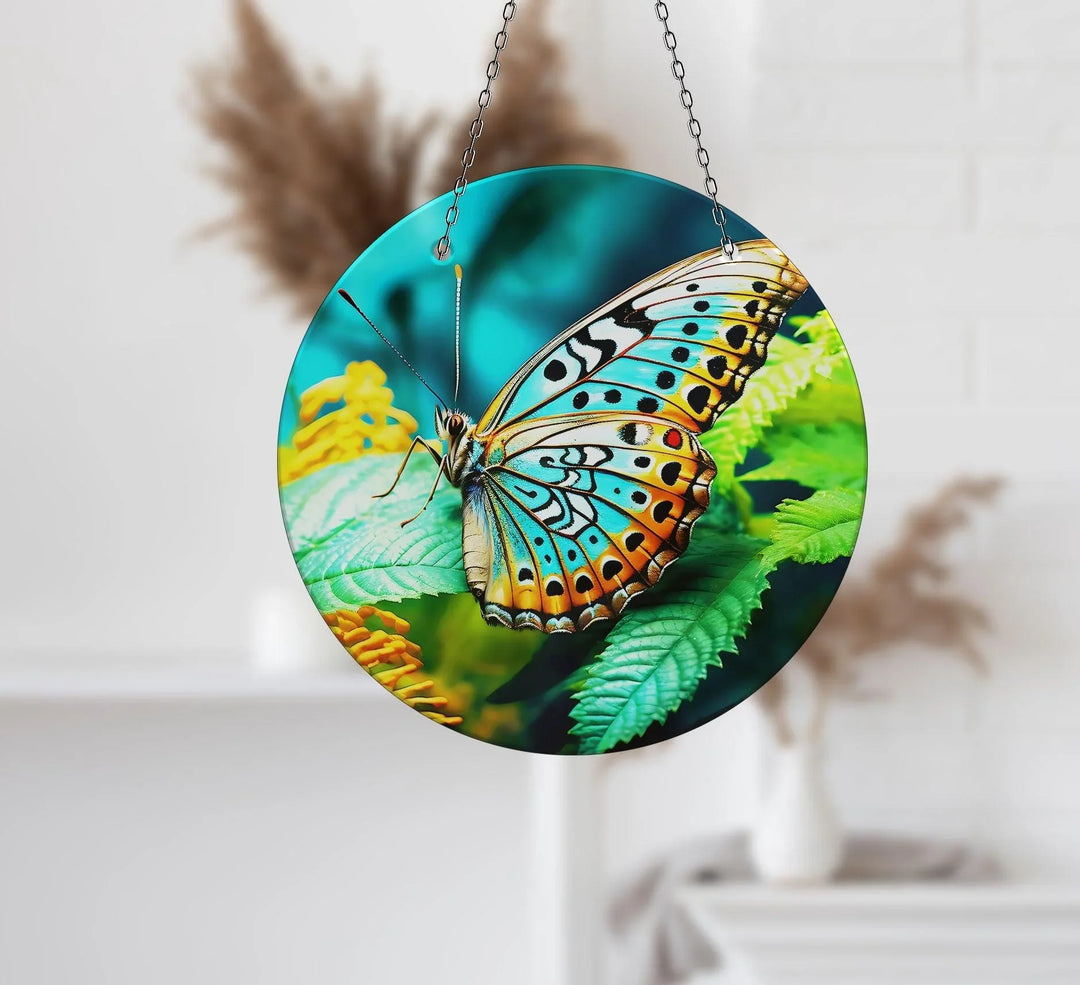 Blue Butterfly Suncatcher Decor Sun Catchers | Myphotostation