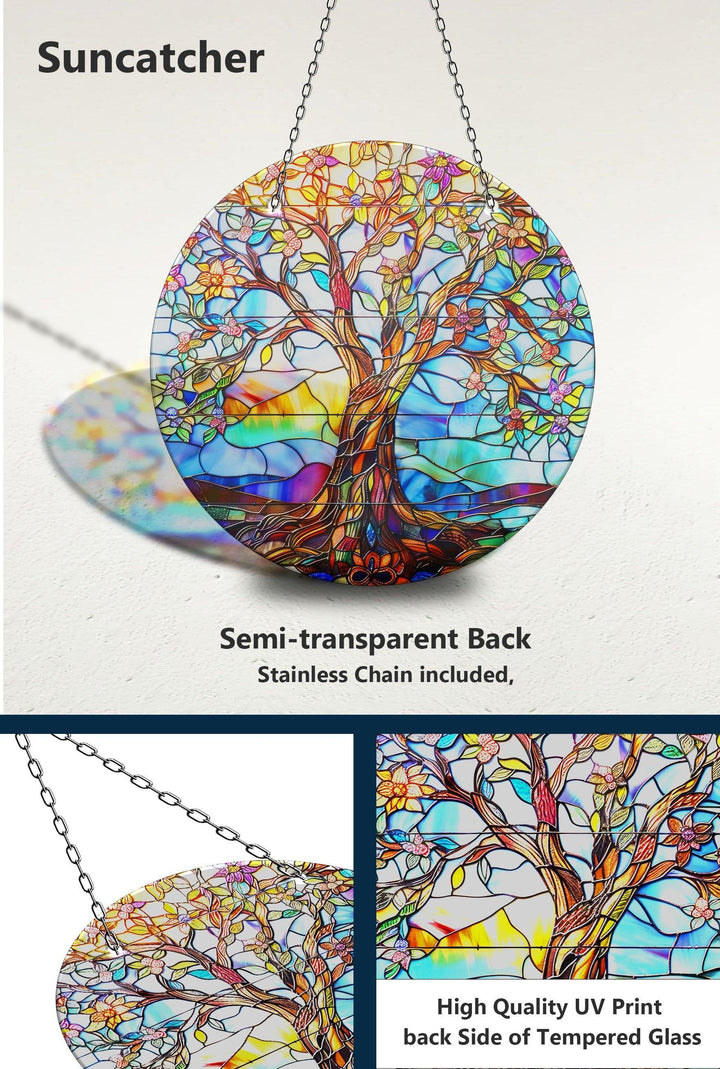 Life of tree Colored Suncatcher Decor - MyPhotoStation