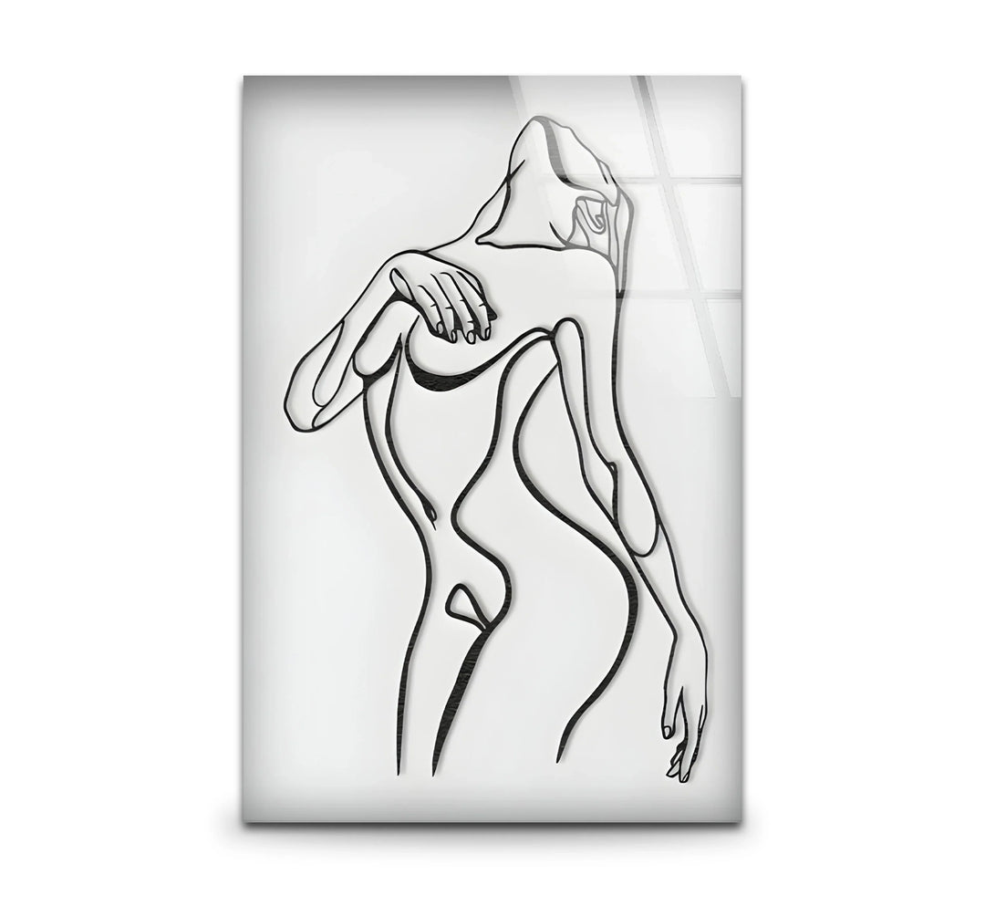 Nude artwork blending sexual drawings and bold erotic aesthetics