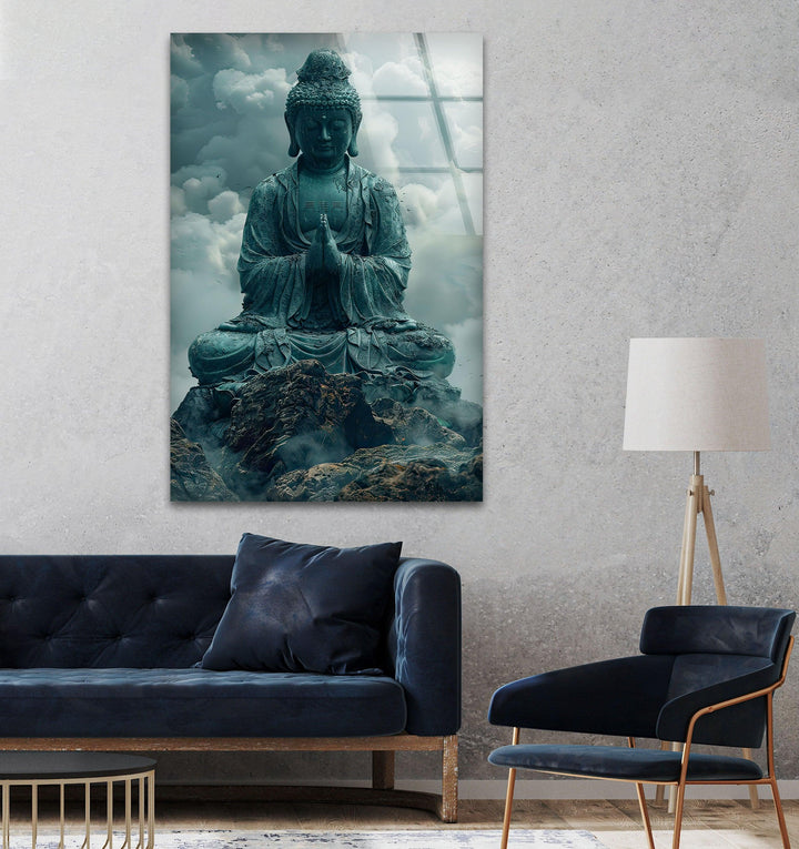 Buddha Glass Wall Artwork | Custom Glass Photos