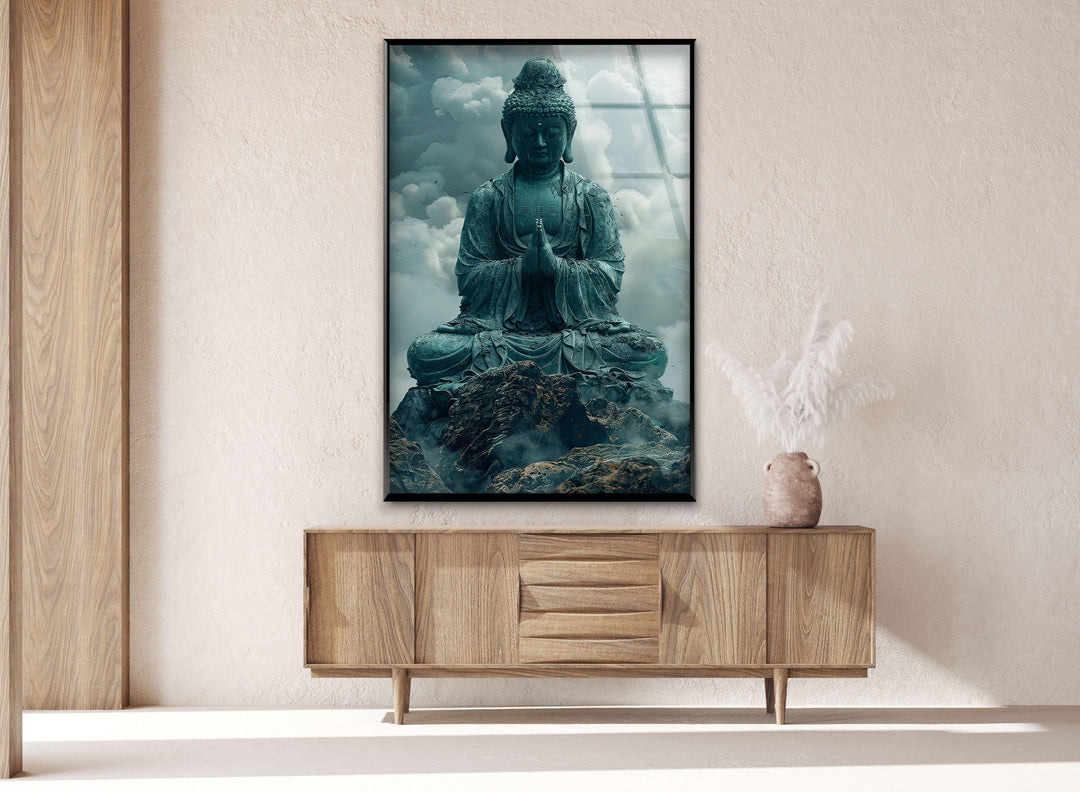Buddha Glass Photos for Wall Decor