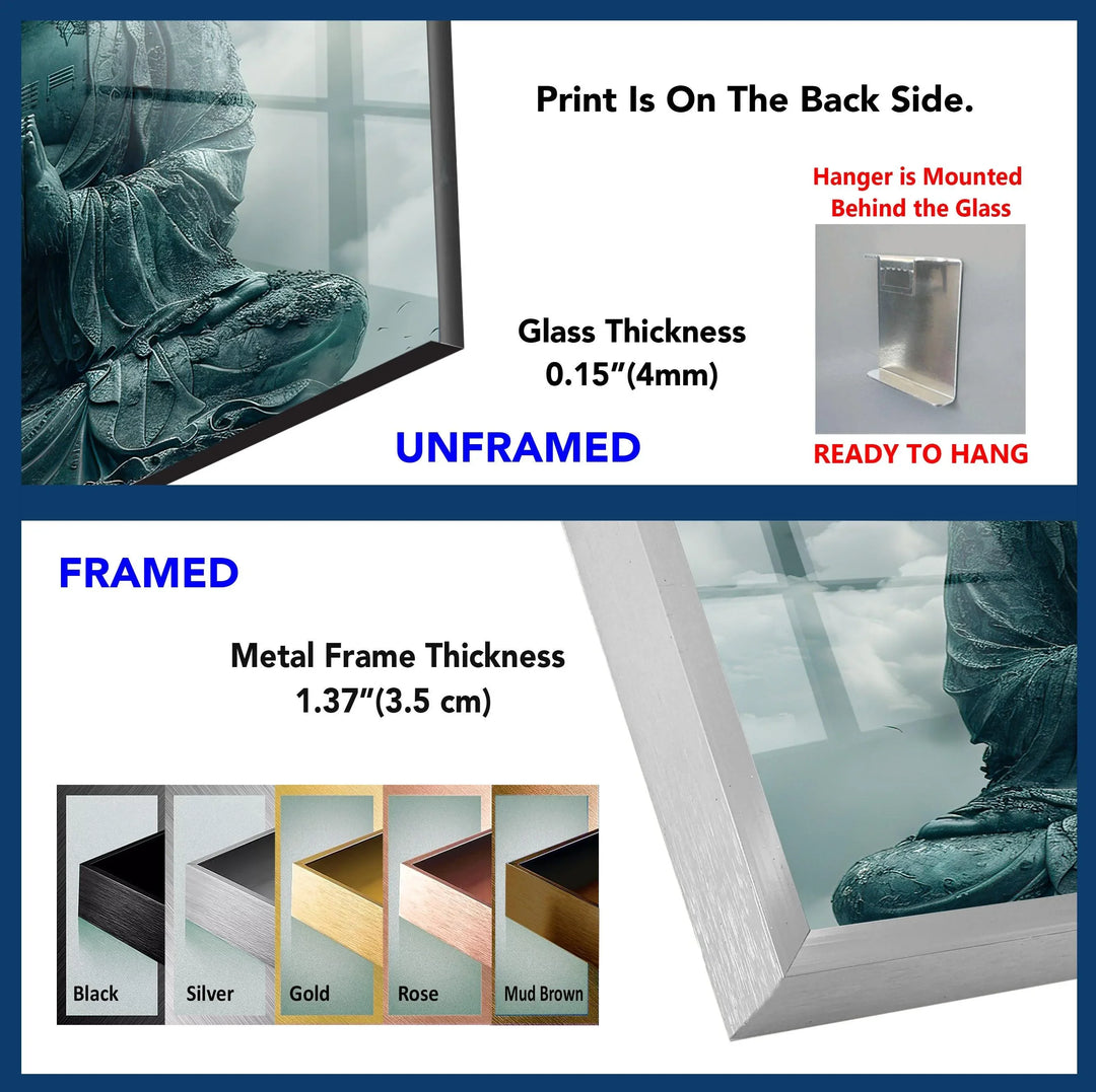 Buddha Tempered Glass Wall Art - MyPhotoStation