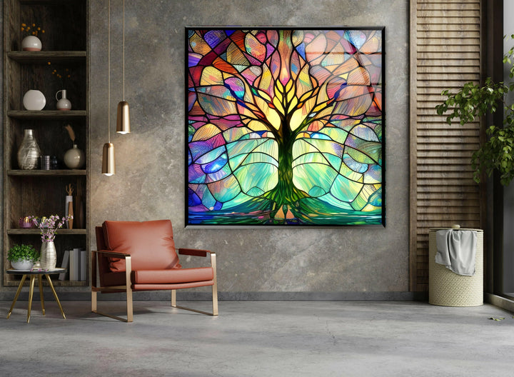 Flower Tempered Glass Wall Art - MyPhotoStation