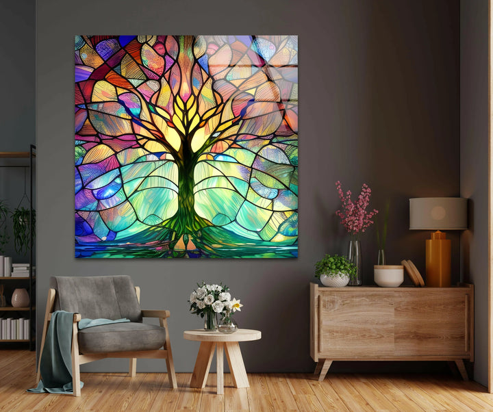 Flower Tempered Glass Wall Art - MyPhotoStation