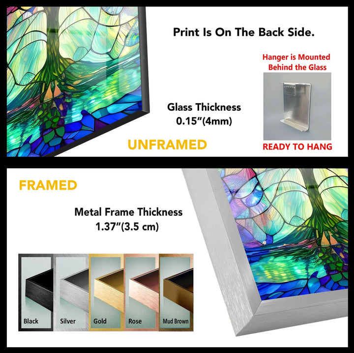 Flower Tempered Glass Wall Art - MyPhotoStation