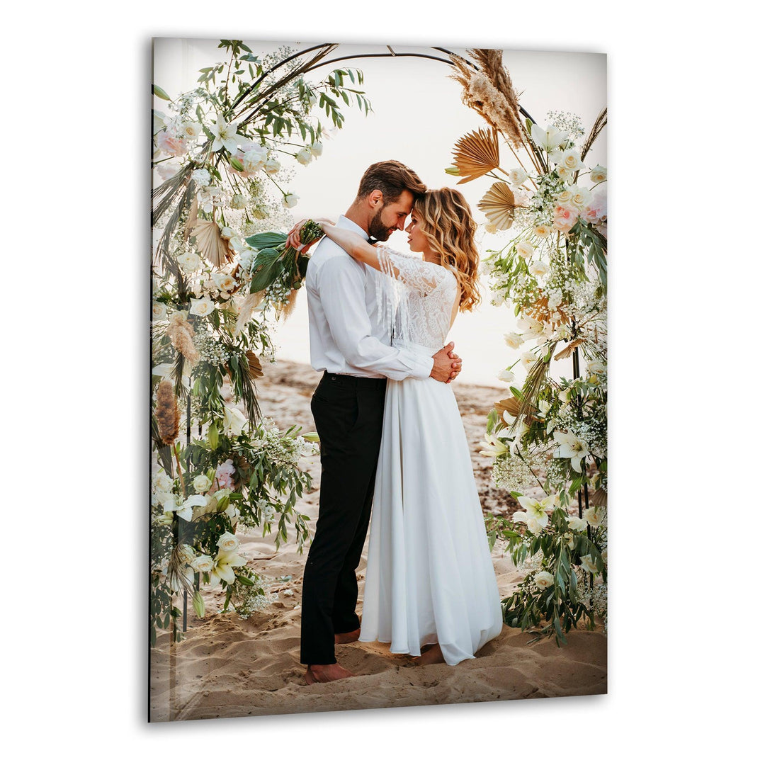 Framed Custom Vertical Glass Wall Art - MyPhotoStation
