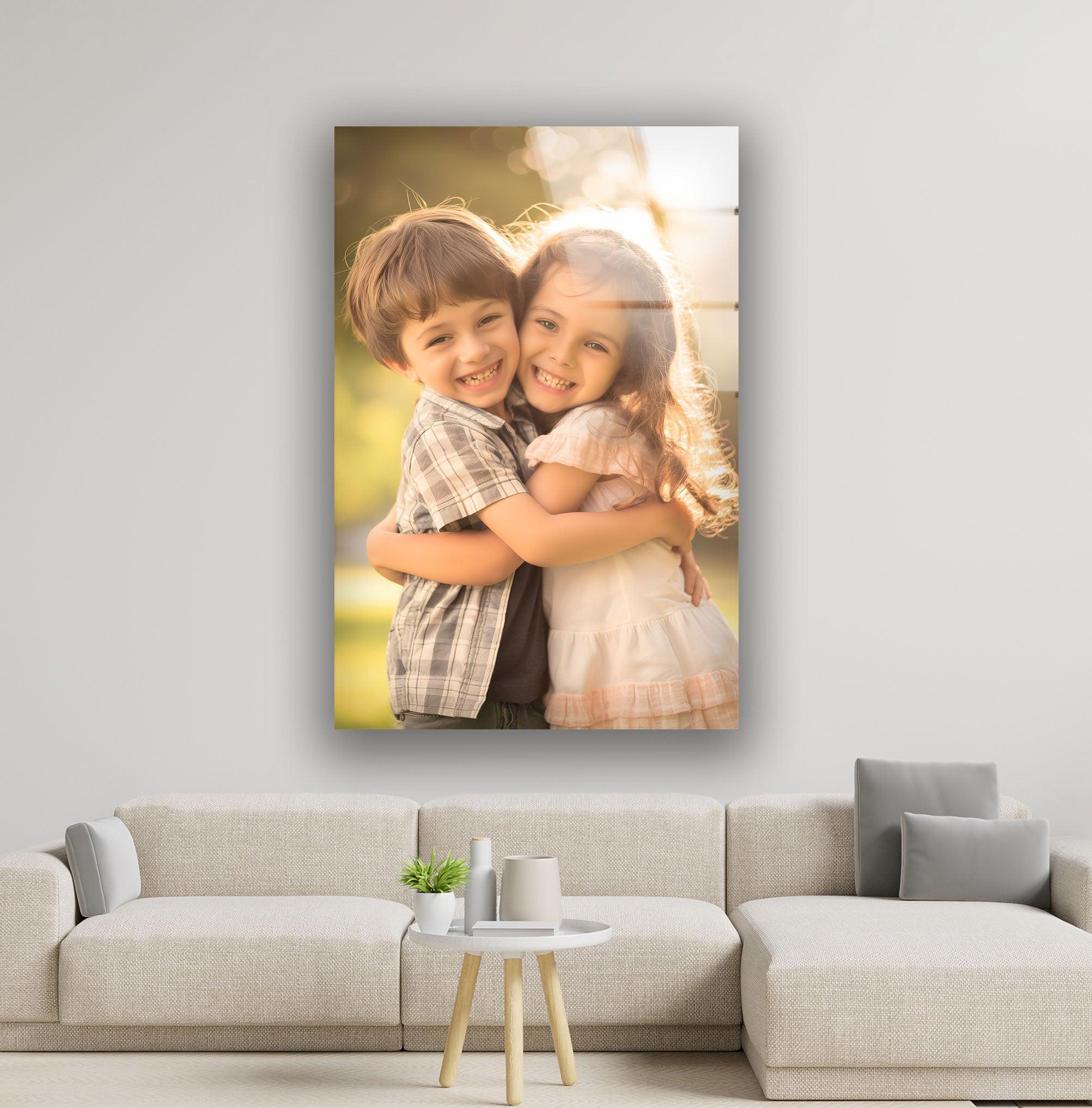 Custom Vertical Rectangular Glass Wall Art - MyPhotoStation