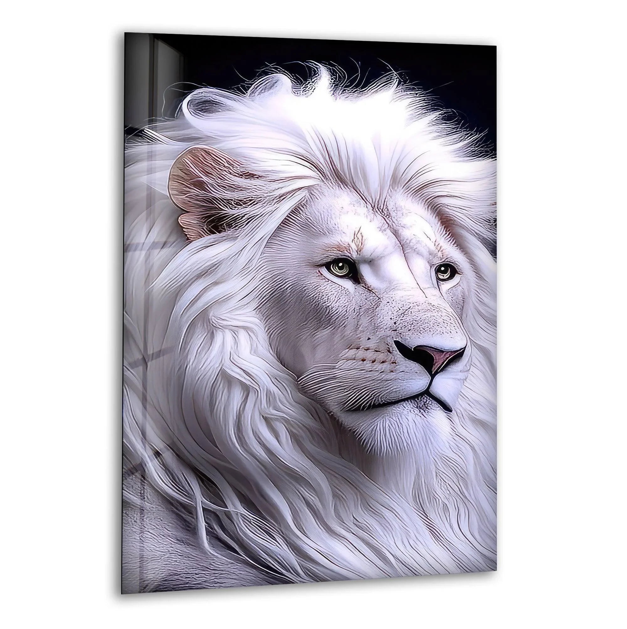 White King Lion Wall Art – Majestic Lion Decor – MyPhotoStation