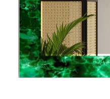 Green Wall Mirror