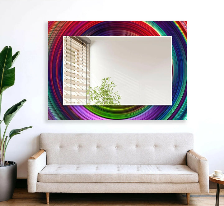 Colored Circles Wall Mirror - MyPhotoStation