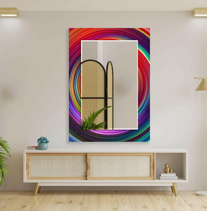 Colored Circles Wall Mirror - MyPhotoStation