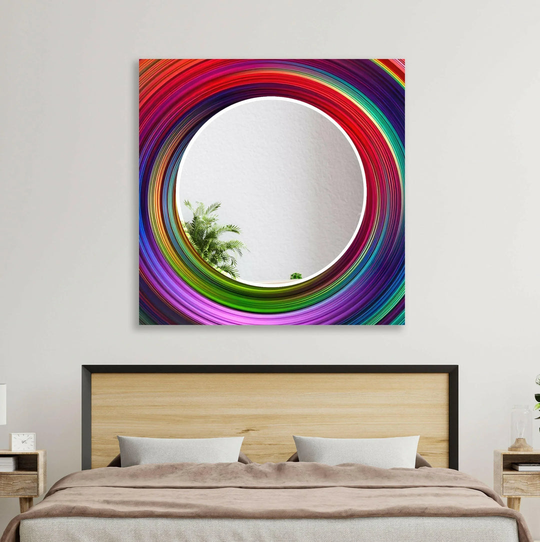Colored Circles Wall Mirror - MyPhotoStation