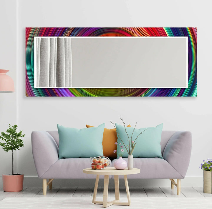Colored Circles Wall Mirror - MyPhotoStation