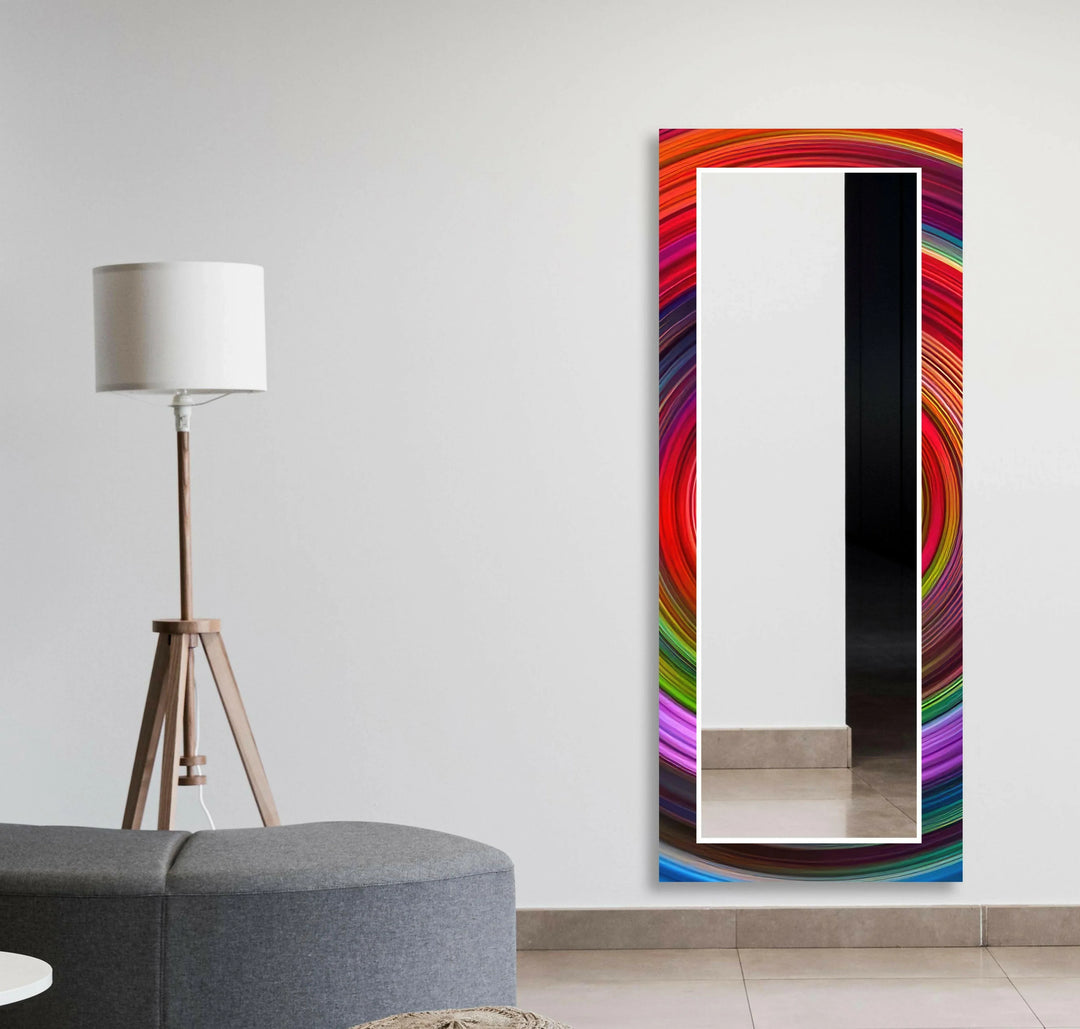 Colored Circles Wall Mirror - MyPhotoStation