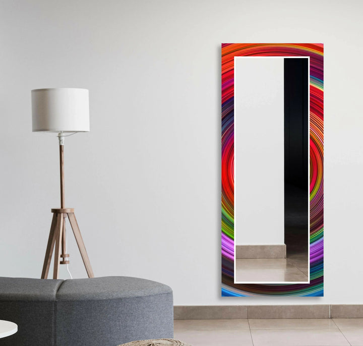 Colored Circles Wall Mirror - MyPhotoStation