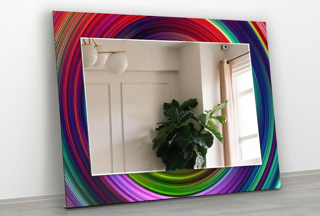 Colored Circles Wall Mirror - MyPhotoStation