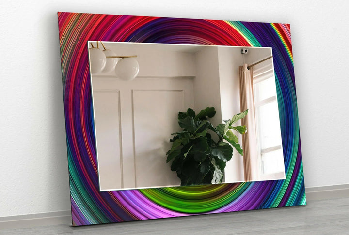 Colored Circles Wall Mirror - MyPhotoStation