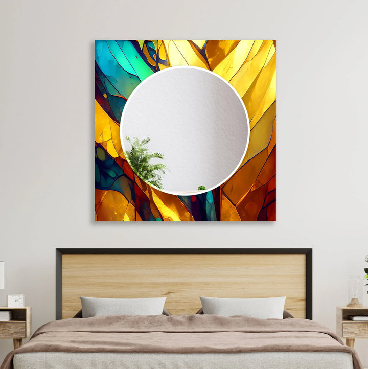 Stained Gold Wall Mirror full body mirror