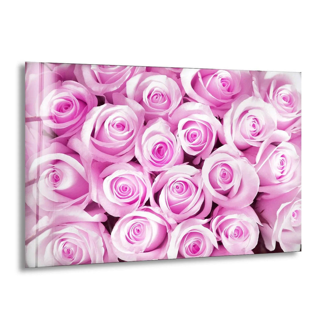 Pink Bud Roses Glass Wall Art
, print on glass, glass printed photos