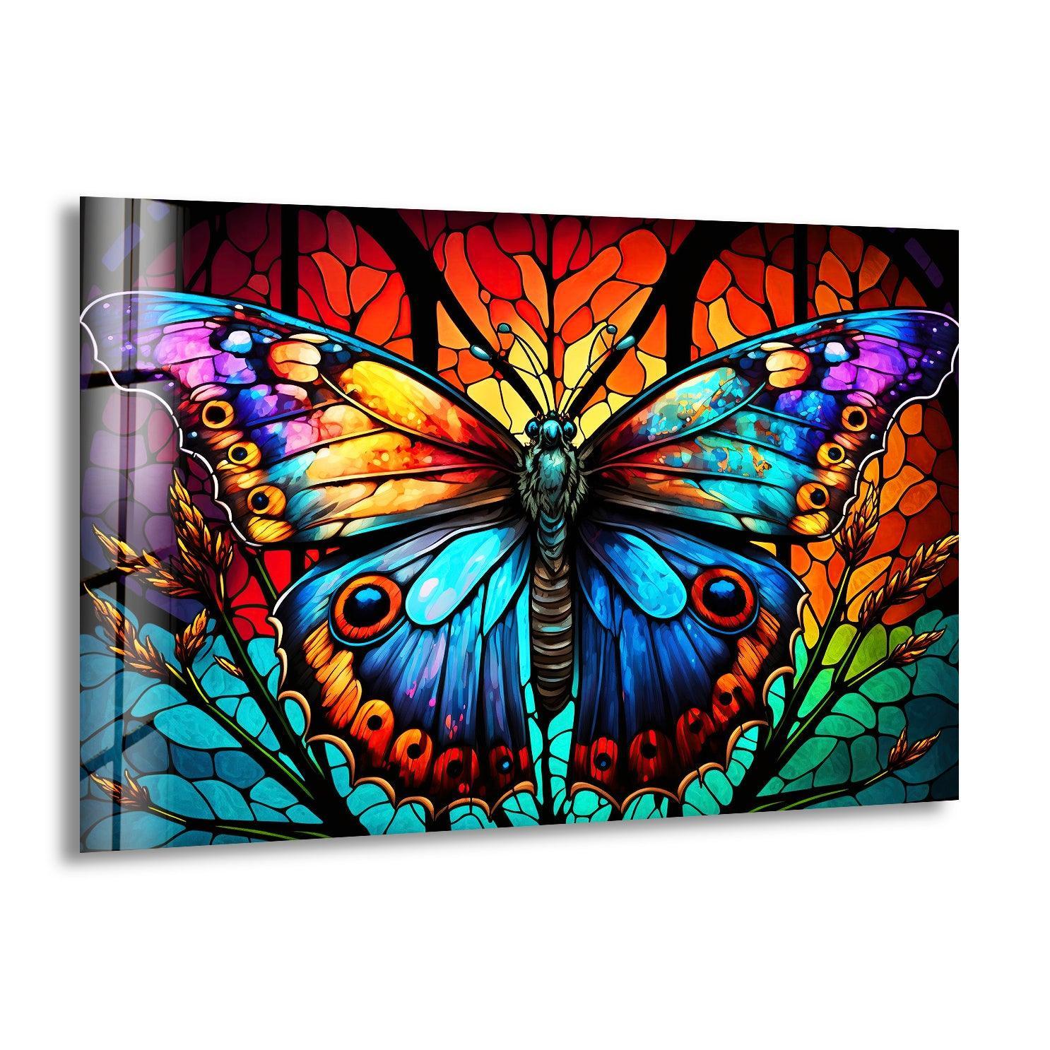 Colored Butterfly Wall Art – Vibrant Nature Decor – MyPhotoStation
