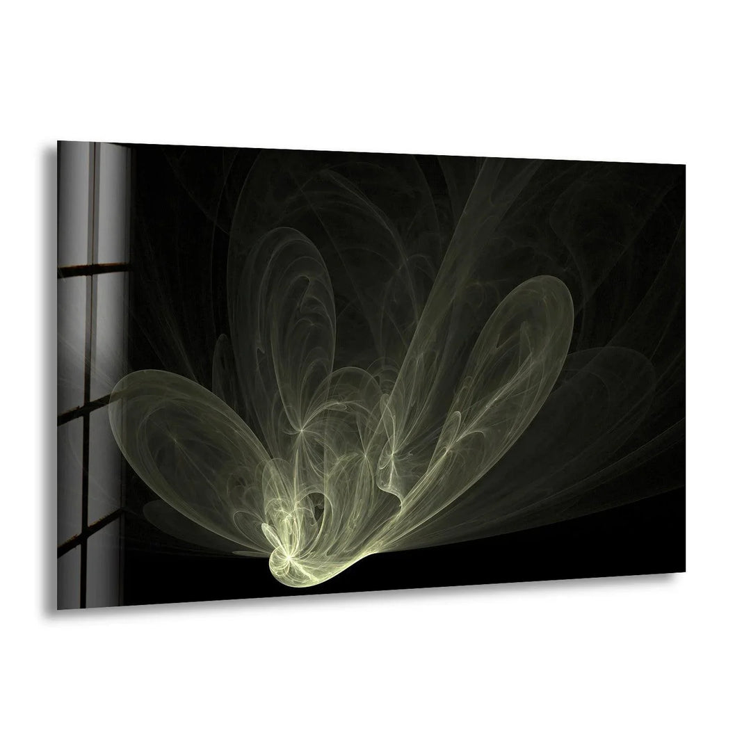 Fractal Xray Flower Glass Wall Art - MyPhotoStation