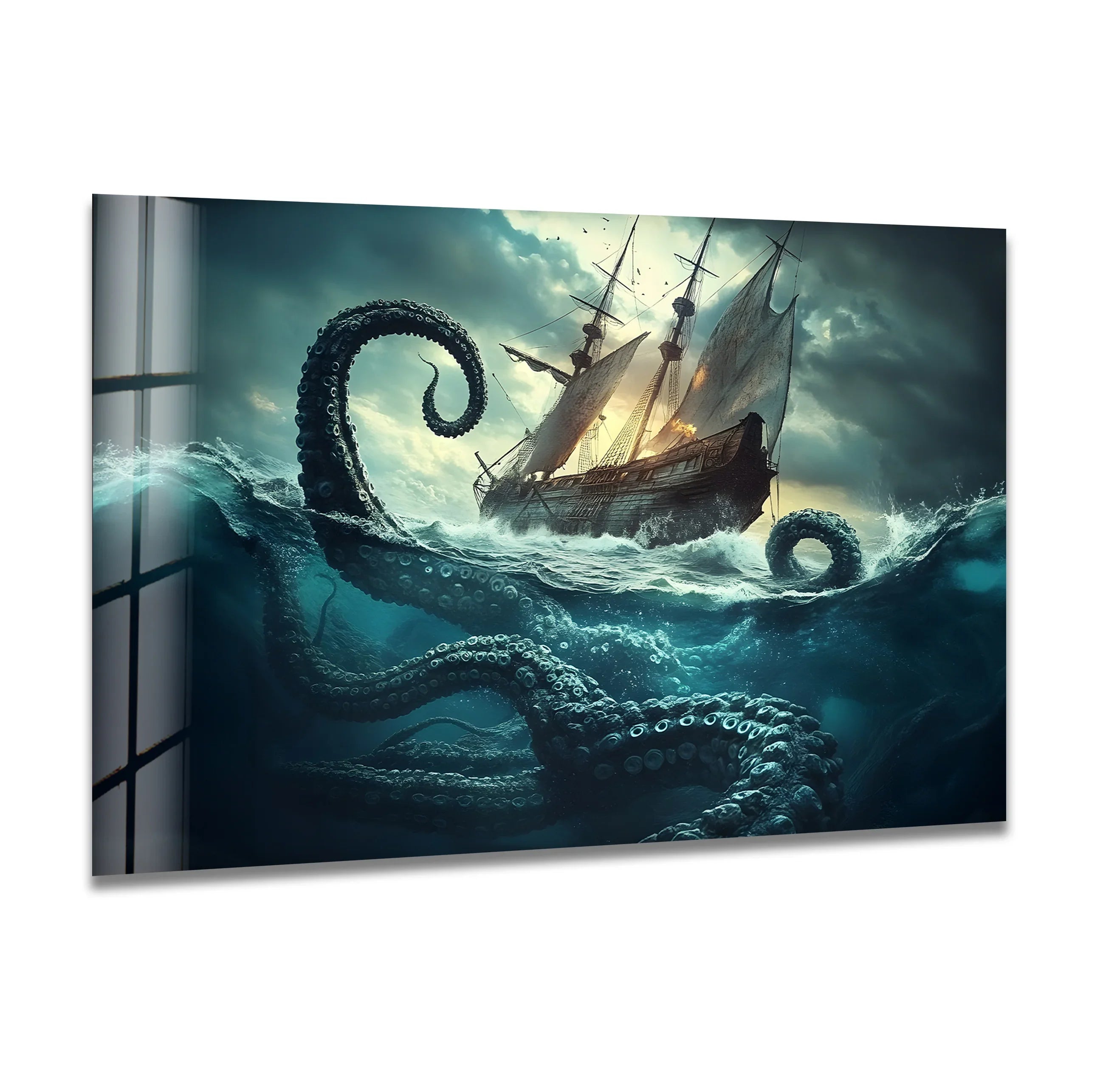 Cinema artwork showcasing a stunning collection of famous movie posters featuring timeless classics and iconic designs