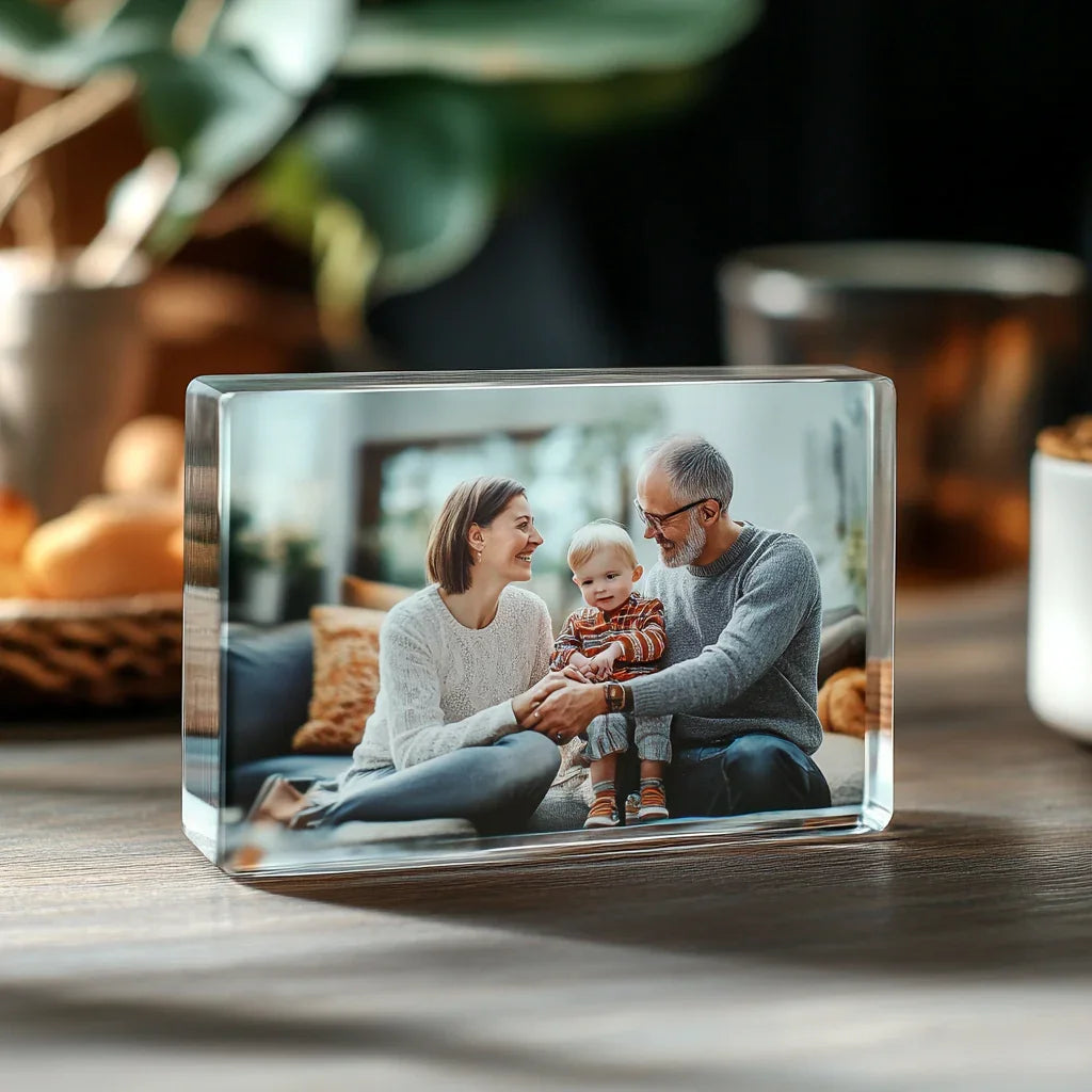 Custom Acrylic Glass Photo Block - MyPhotoStation