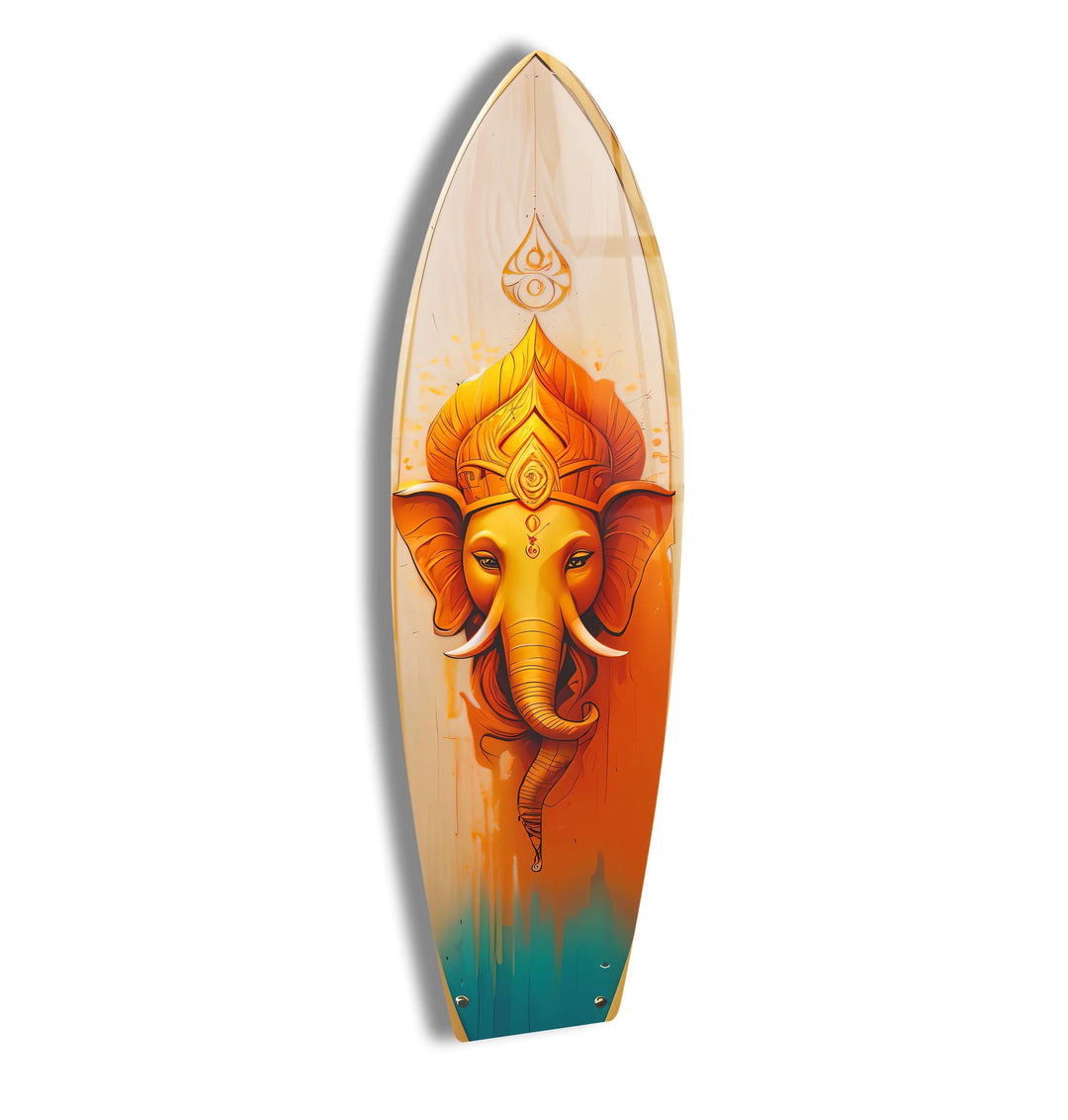Vivid Buddha Surfboard Wall Art - MyPhotoStation