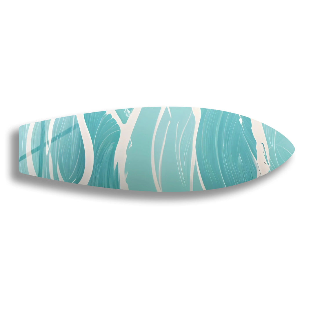 Blue Sea Wave Surfboard Wall Art - MyPhotoStation