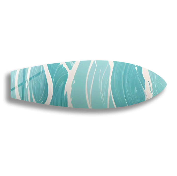 Blue Sea Wave Surfboard Wall Art - MyPhotoStation