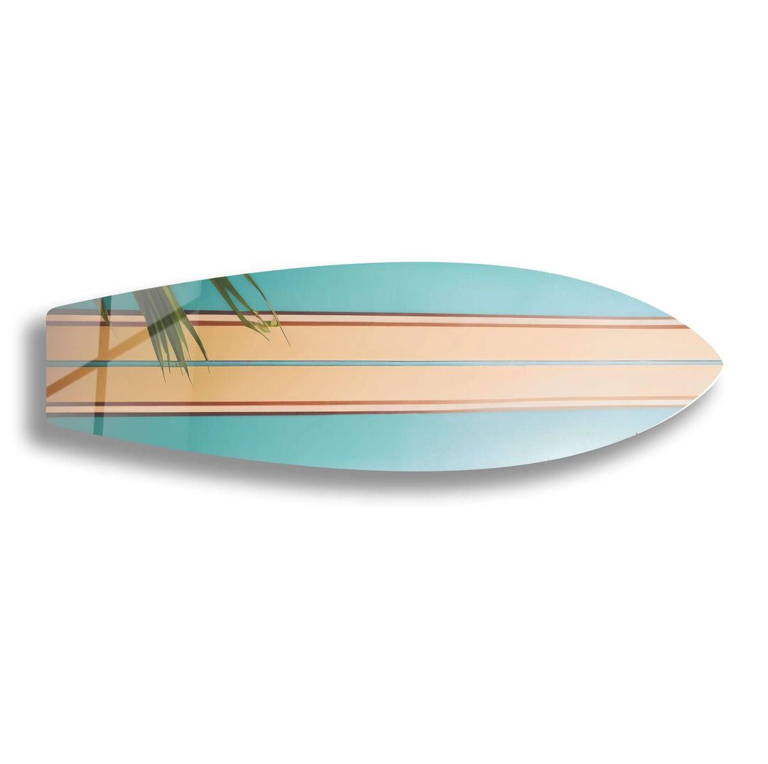 Beige and Brown Surfboard Wall Art - MyPhotoStation