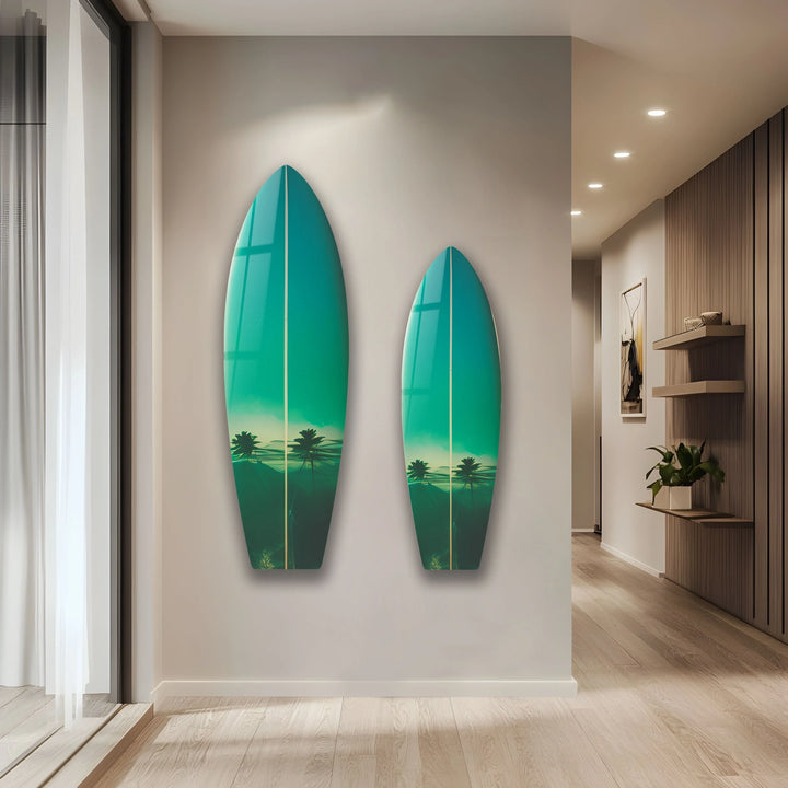Blue Sky Surfboard Wall Art - MyPhotoStation