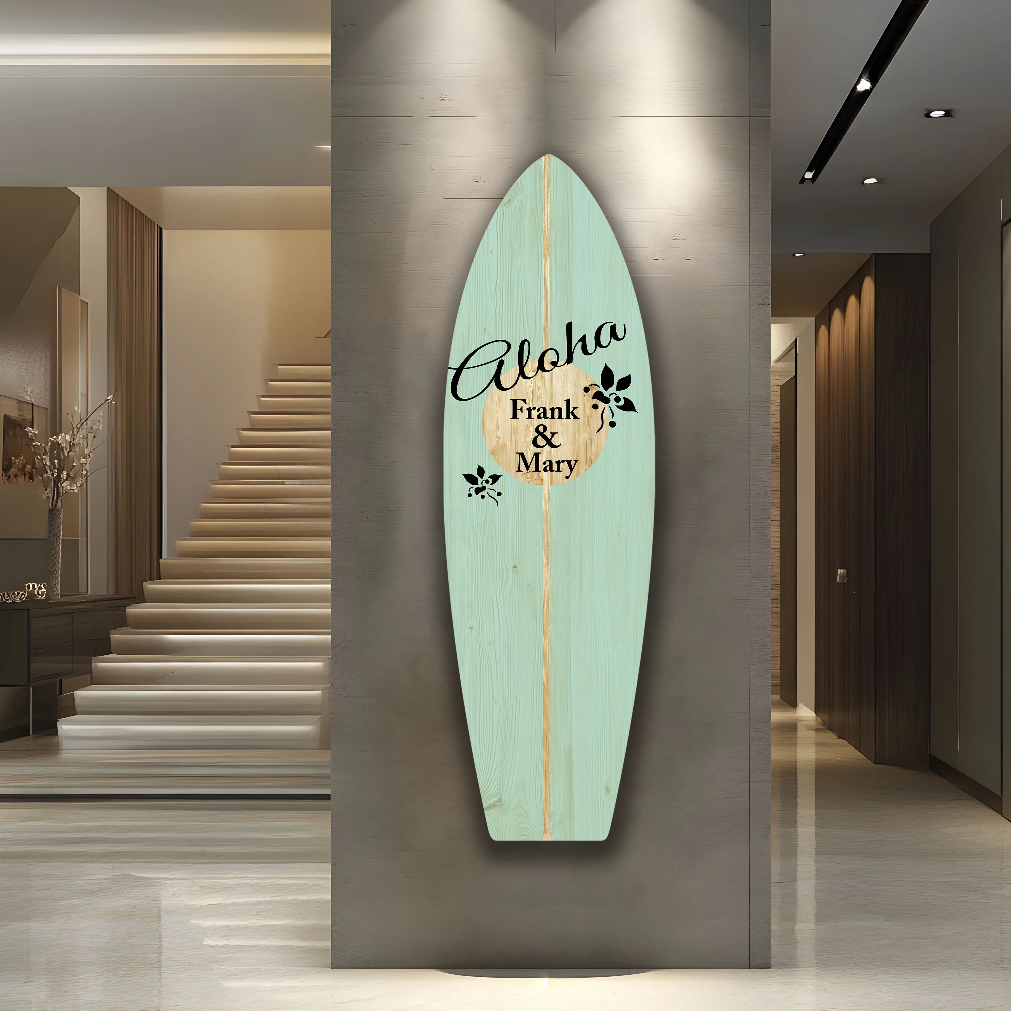 Customized Surfboard Wall Art - MyPhotoStation