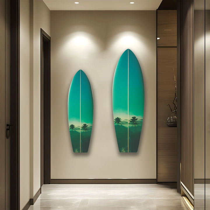 Blue Sky Surfboard Wall Art - MyPhotoStation