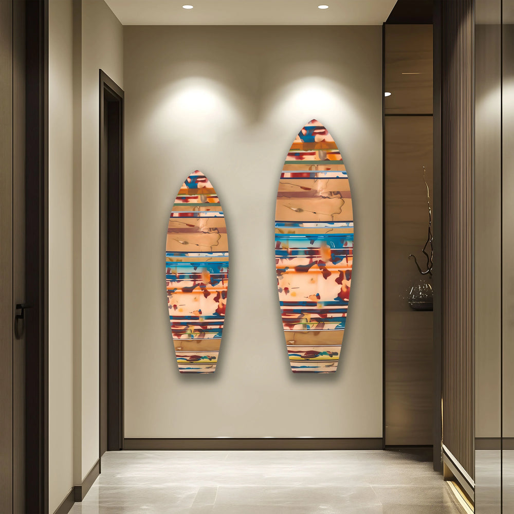 Beige Surfboard Wall Art - MyPhotoStation