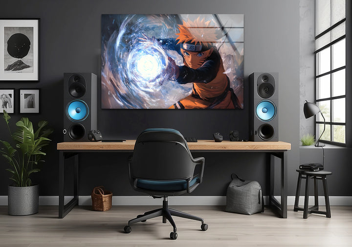 Energy Vortex Glass Wall Art print picture on glass, Tempered Glass Wall Art
