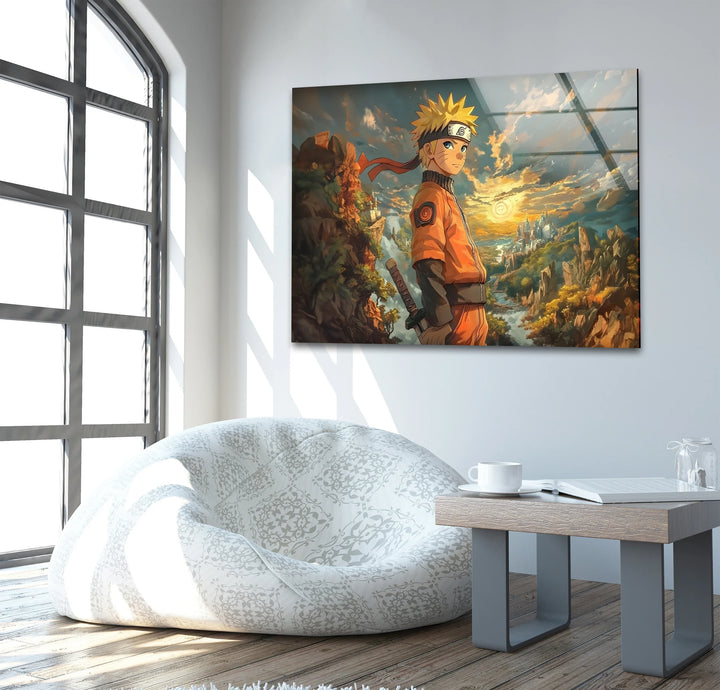 Golden Horizon Glass Wall Art glass image printing, glass prints from photos