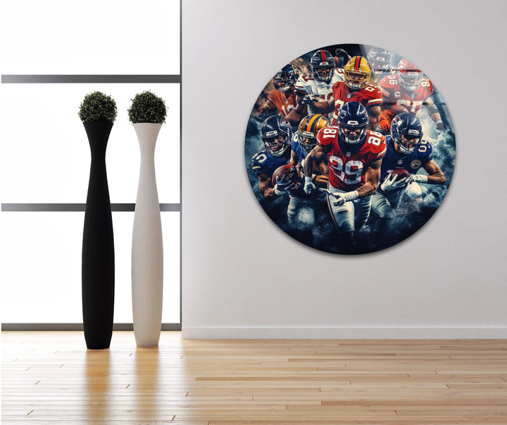 NFL Team Glass Wall Art glass pictures for Wall, glass prints wall art
