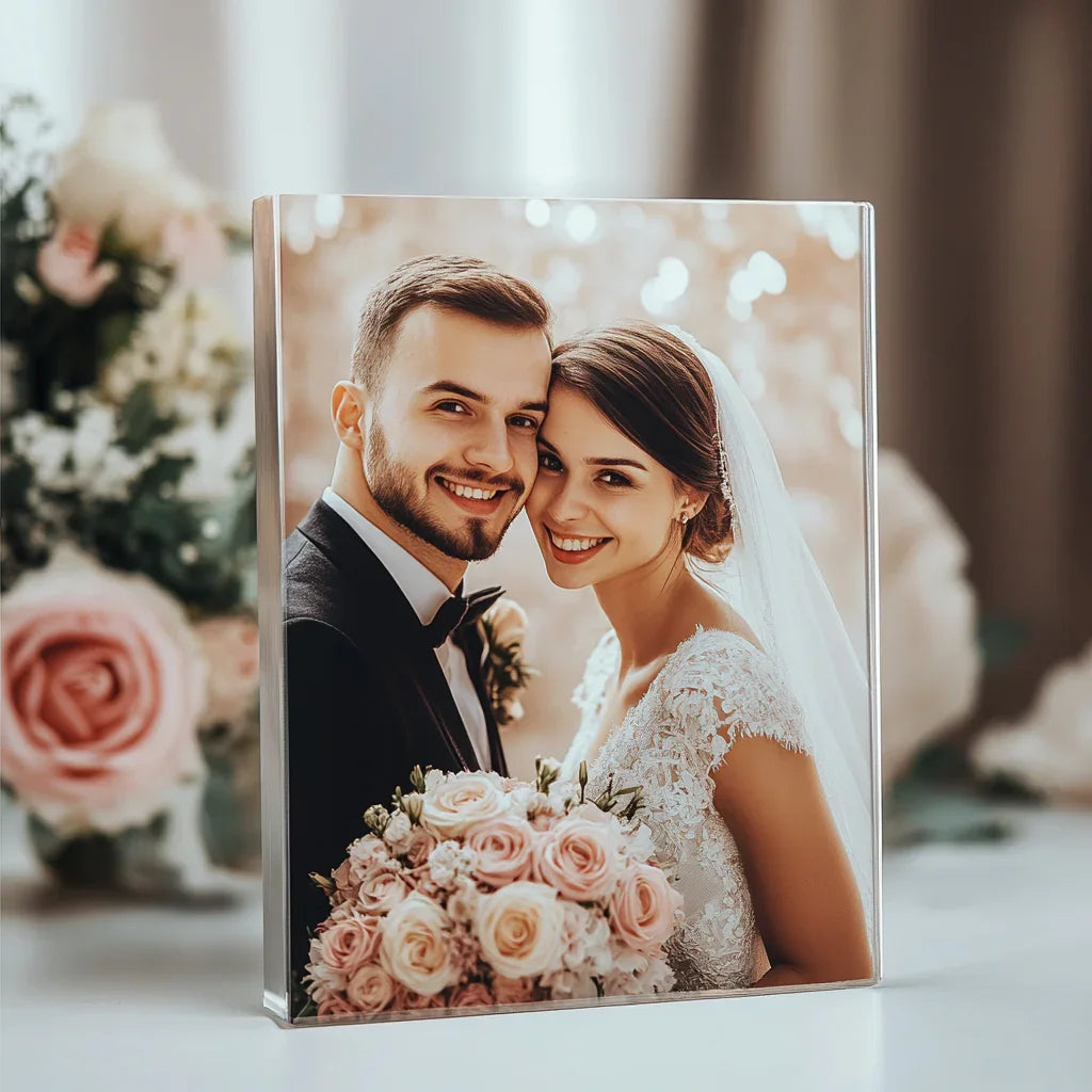 Custom Acrylic Glass Photo Block - MyPhotoStation