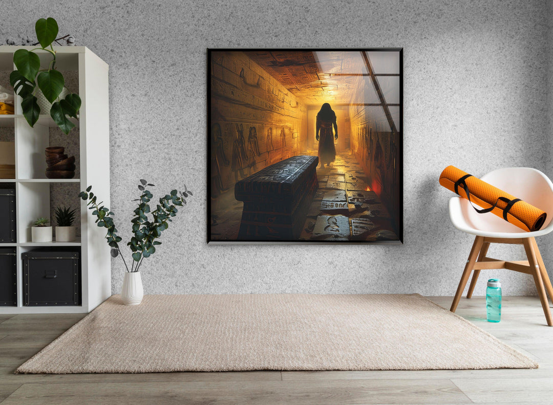 Pharaoh Tomb Tempered Glass Wall Art - MyPhotoStation