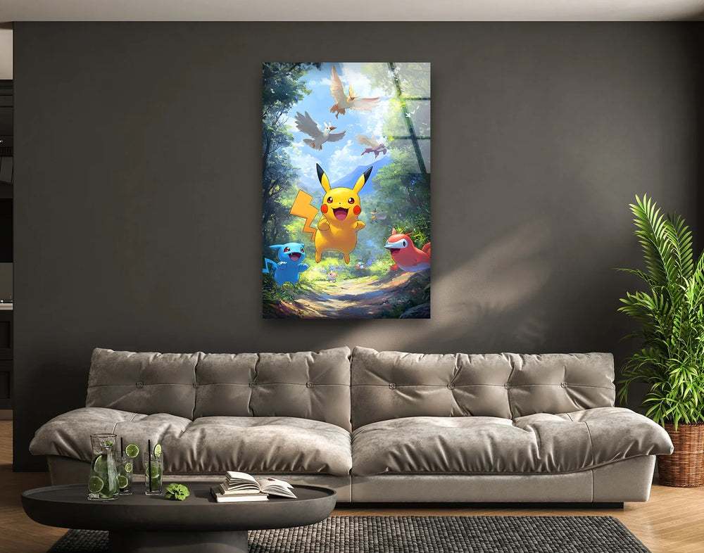 Whimsical cartoon art highlighting expressive characters and a vibrant animation-inspired design