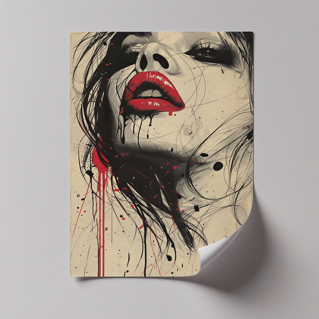 Crimson Desire – Erotic Canvas Prints | Artwork Canvas