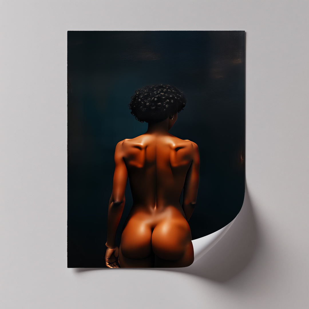 Curly Nude Women – Erotic Canvas Print | Large Framed Wall Art