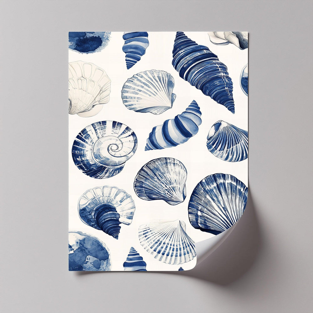 A minimalist canvas wall art piece that blends beach charm with artistic design.